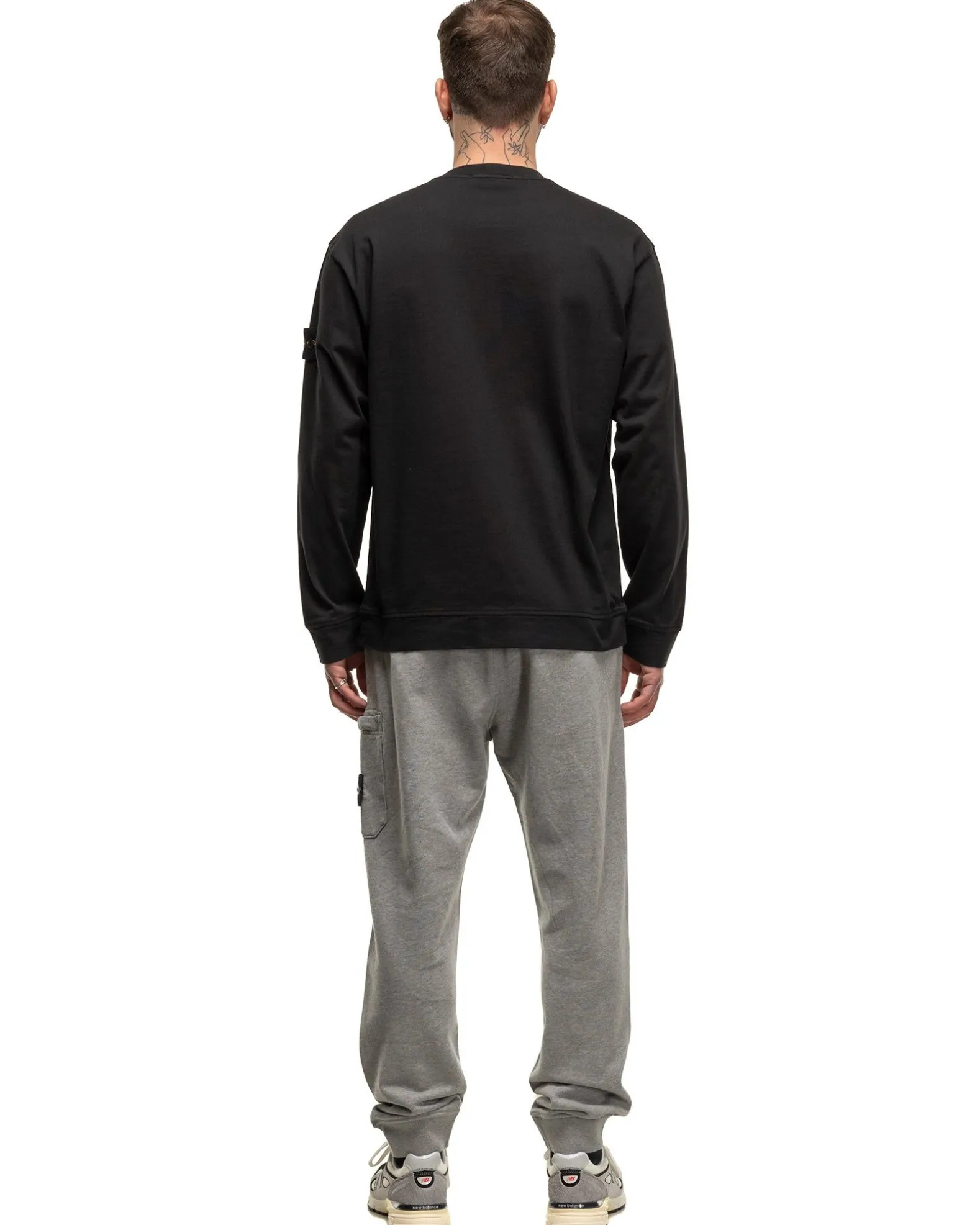 Crewneck Sweatshirt Black #01