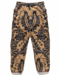 Damask Fleece Easy Pants Beige