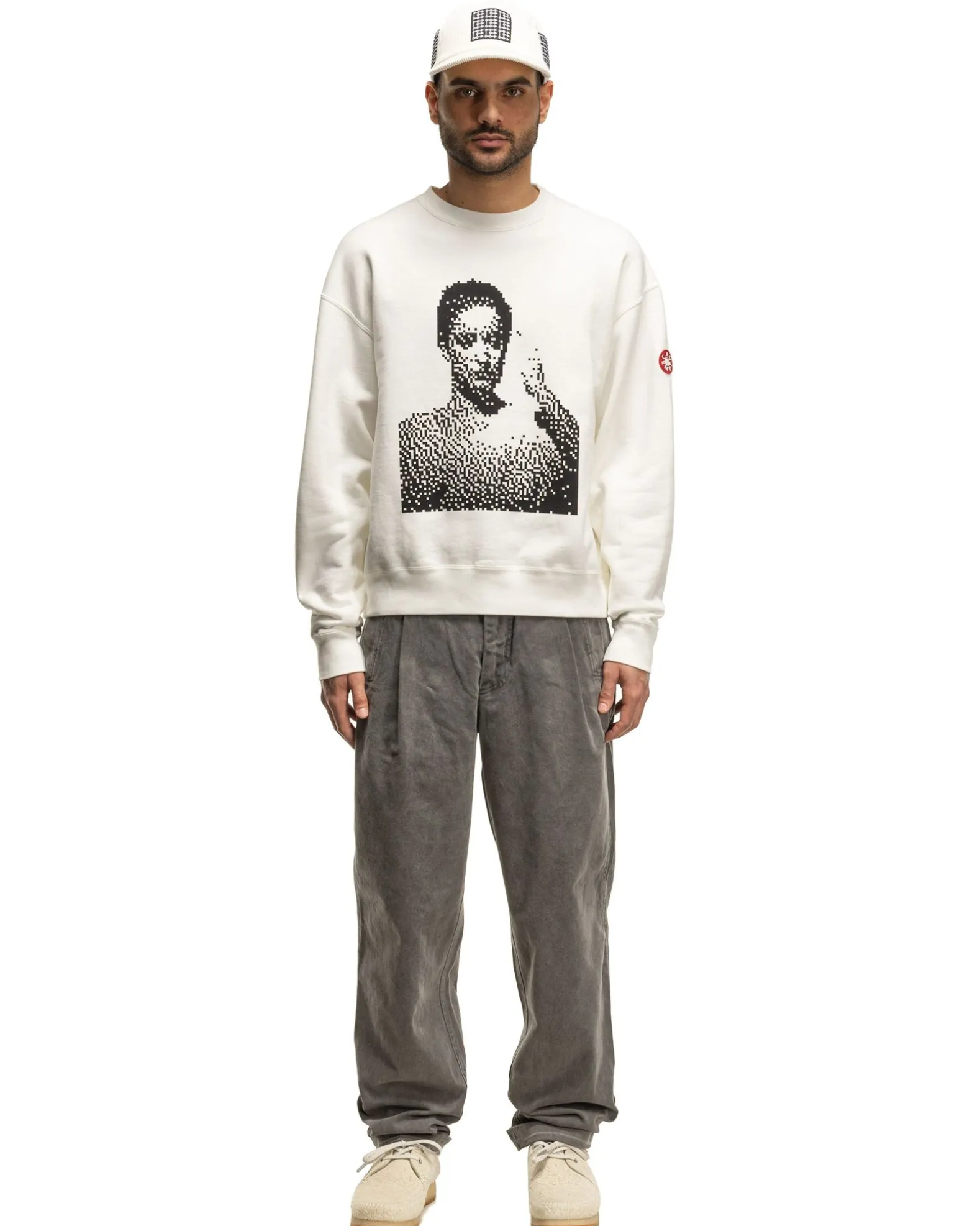 Degradation Crew Neck White