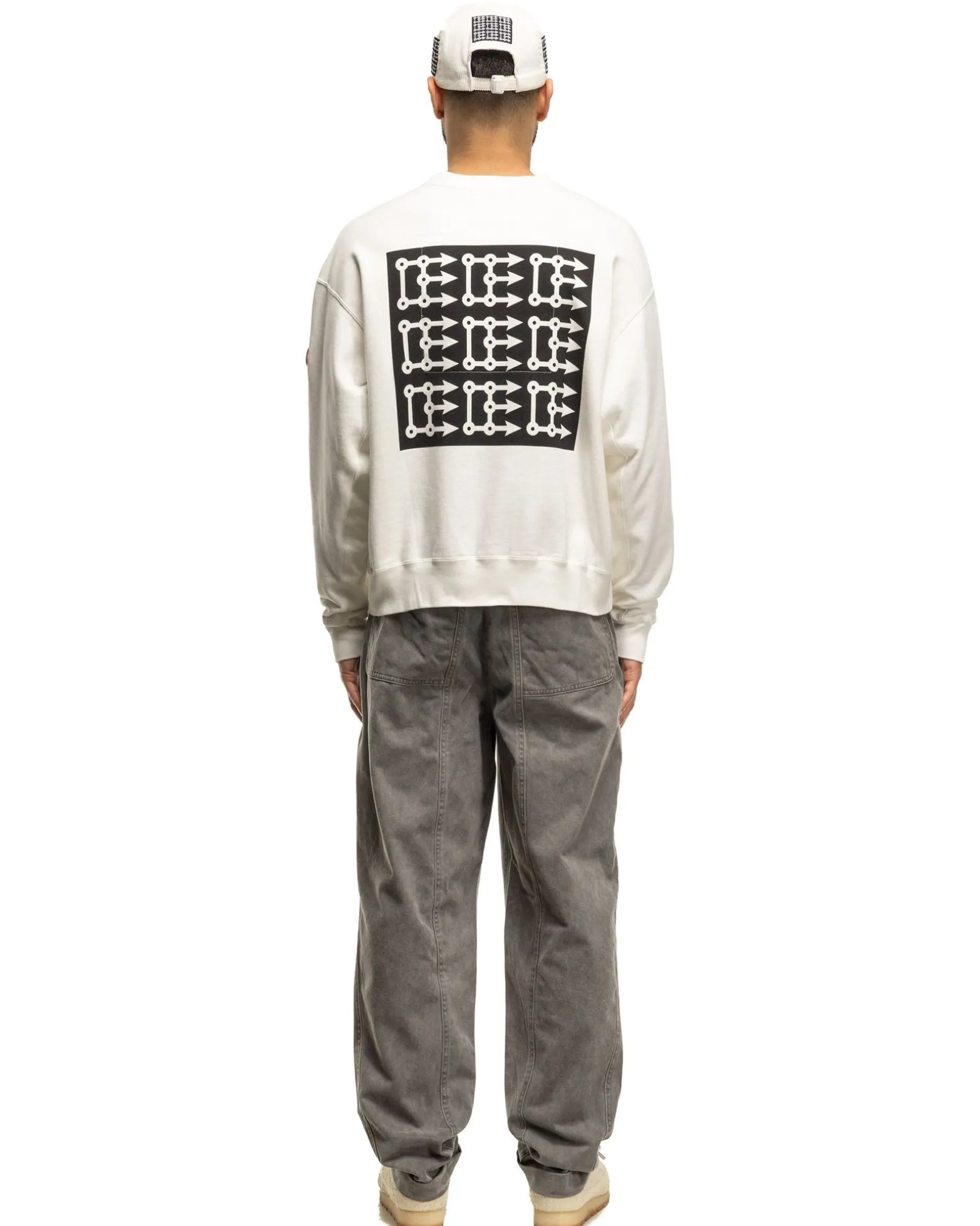 Degradation Crew Neck White