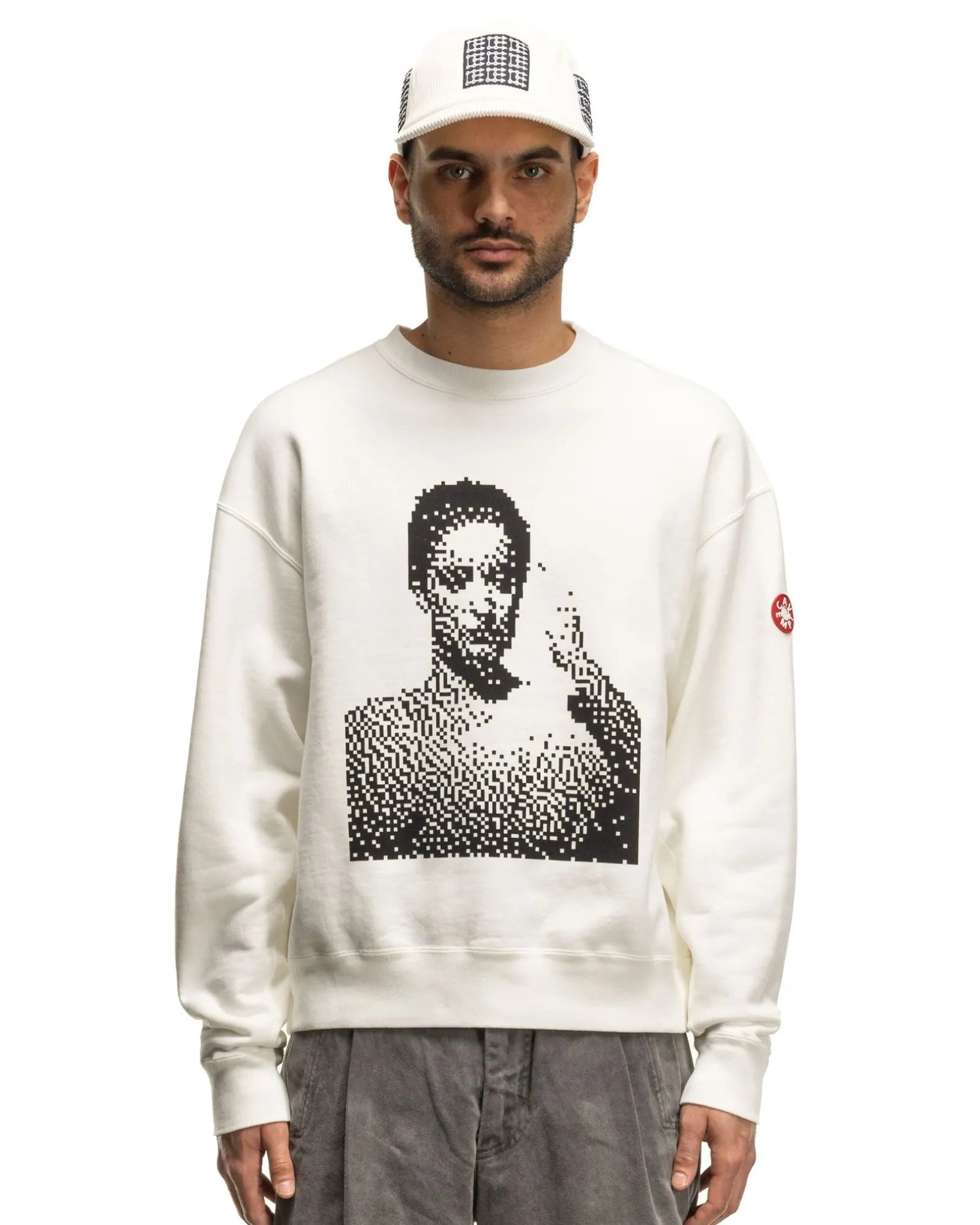 Degradation Crew Neck White