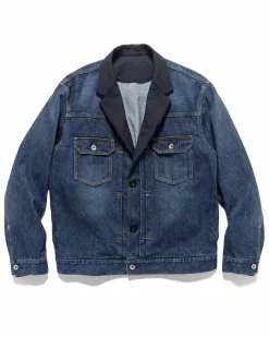 Denim Blouson Blue