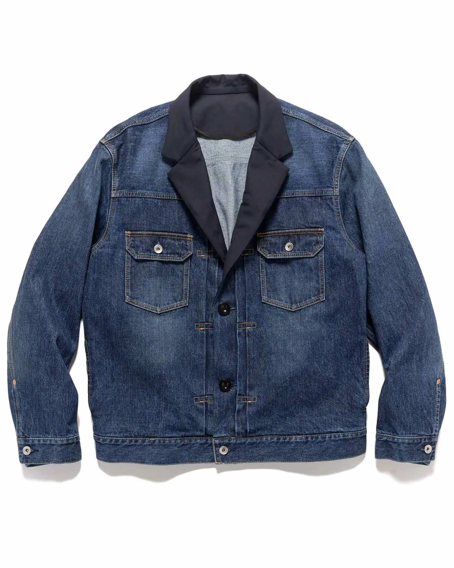 Denim Blouson Blue
