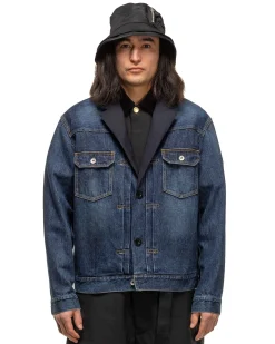 Denim Blouson Blue