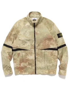 Dissolving Grid Camo Jacket Natural Beige