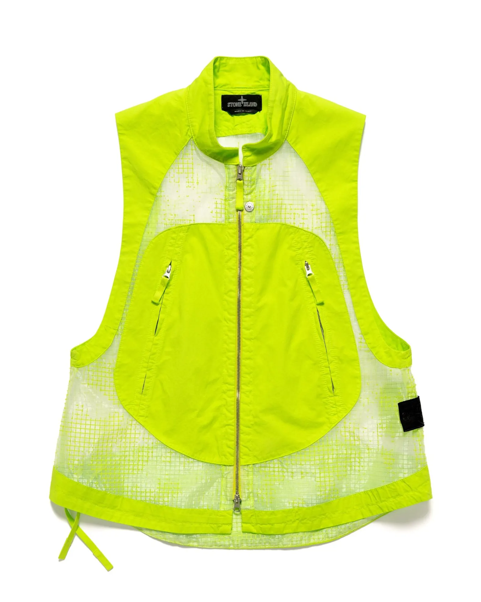 Distorted Ripstop Organza-Tc Vest Pistachio