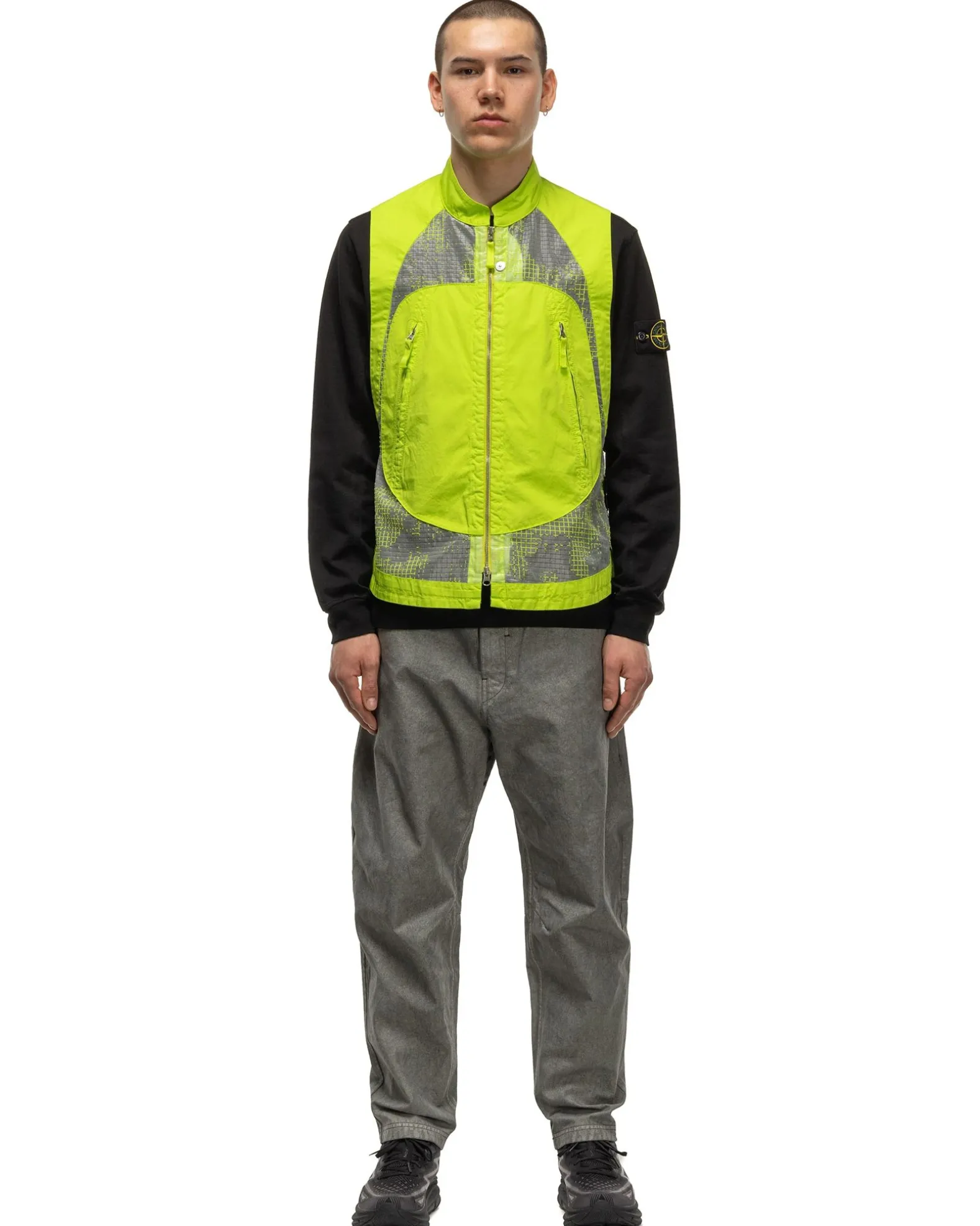 Distorted Ripstop Organza-Tc Vest Pistachio