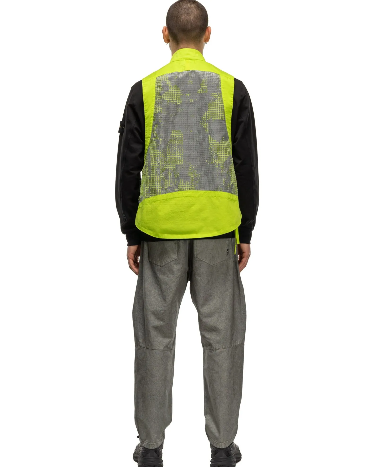 Distorted Ripstop Organza-Tc Vest Pistachio