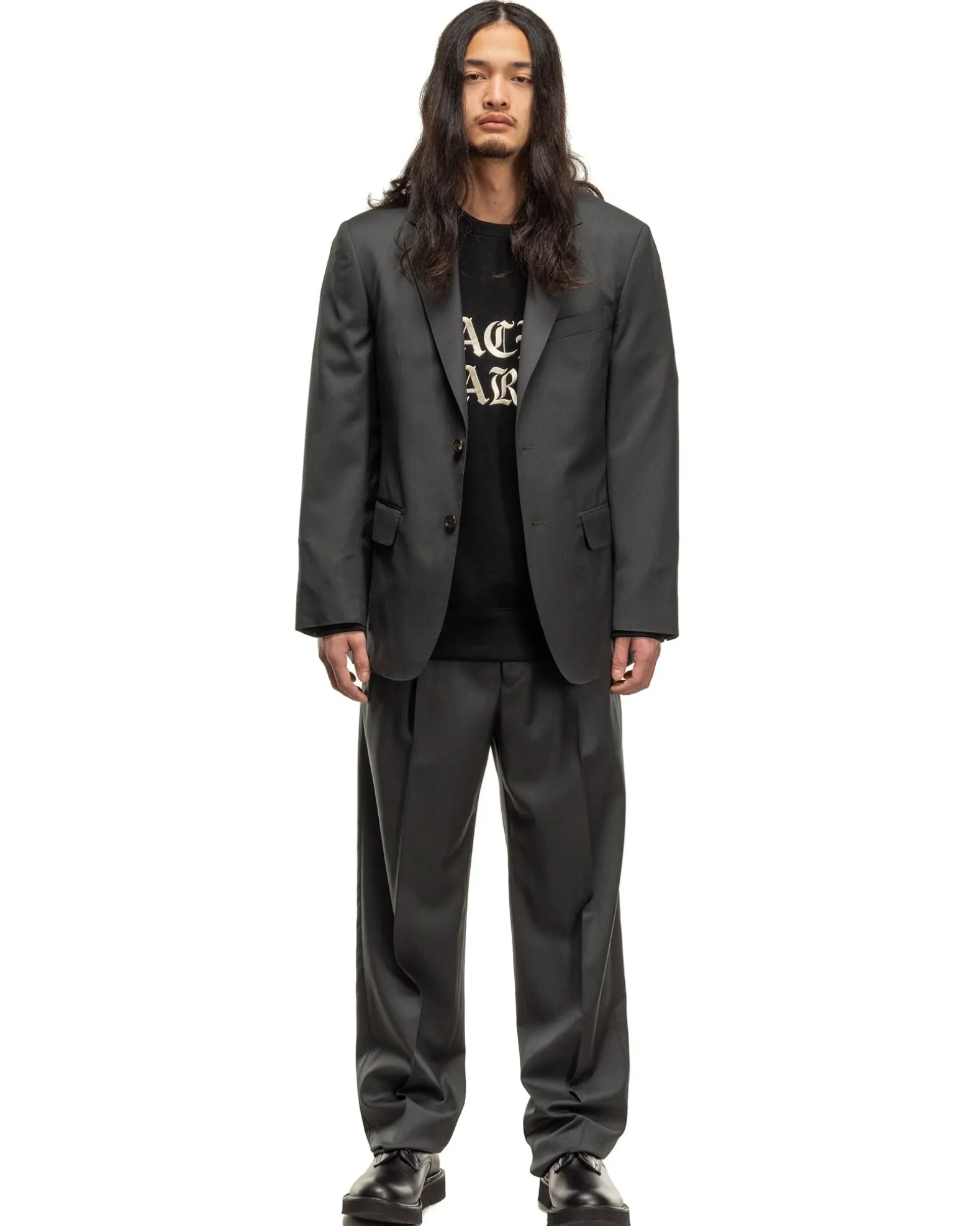 Double Pleated Trousers D-Khaki