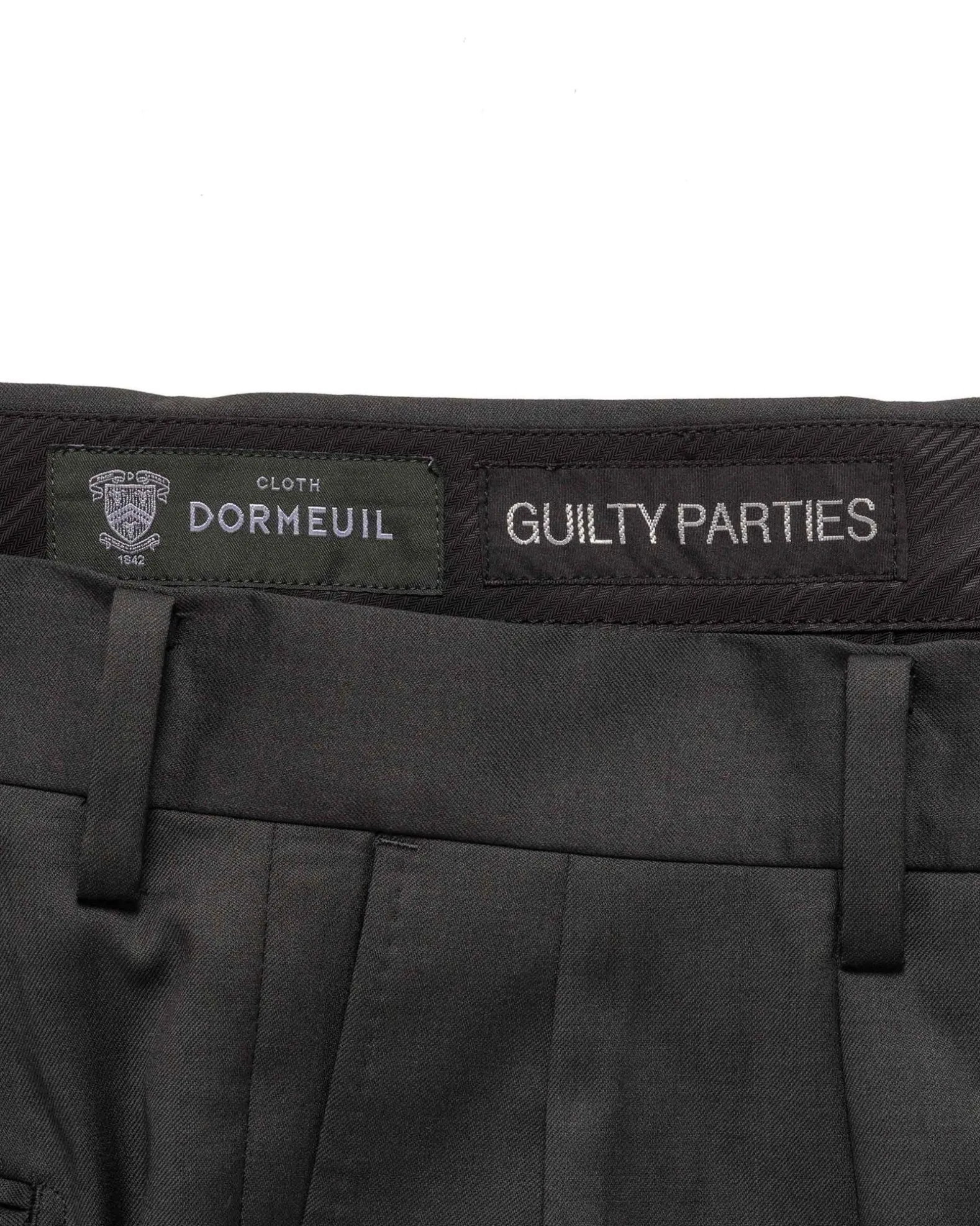 Double Pleated Trousers D-Khaki