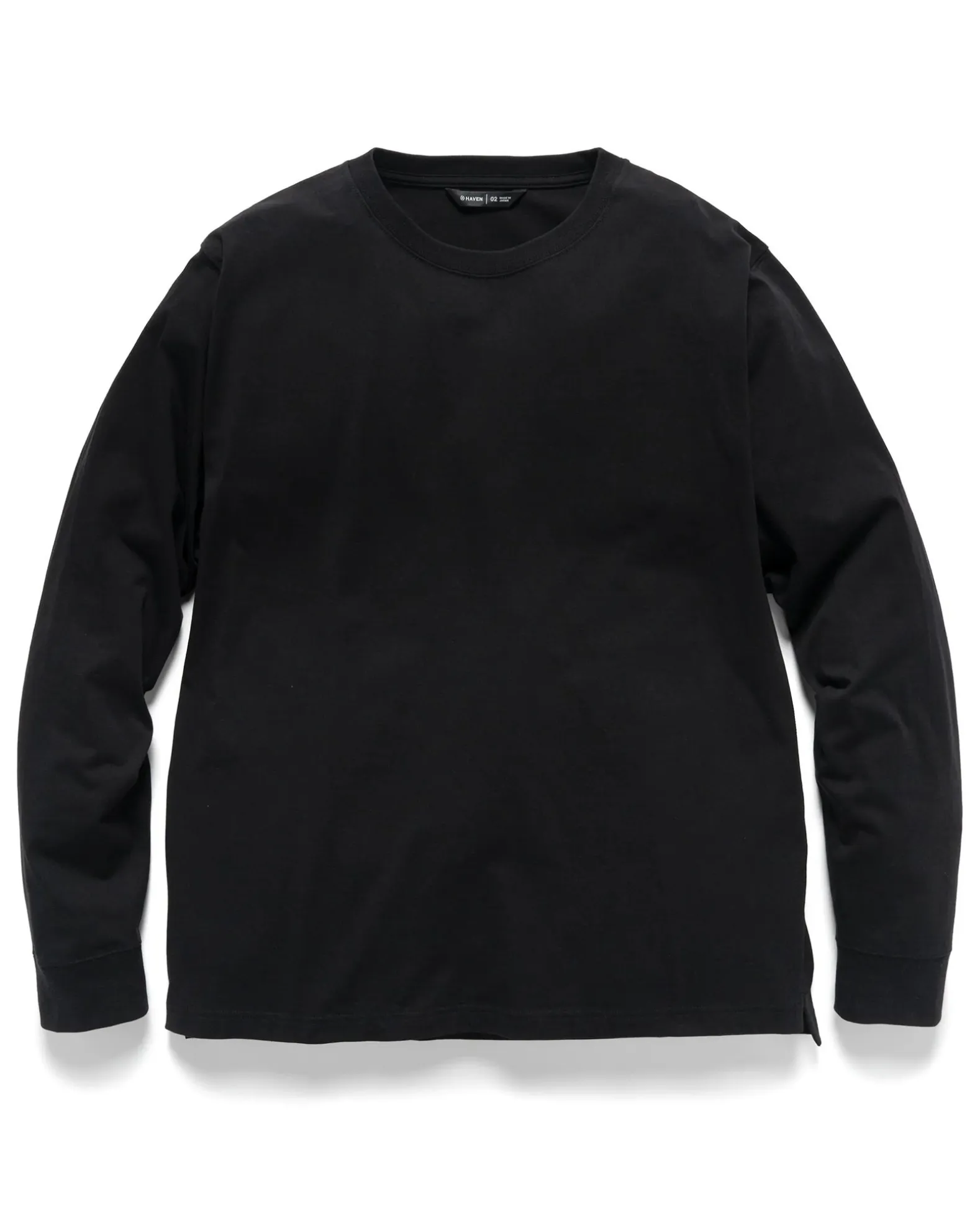 Excel Relaxed Fit T-Shirt L/S-Siro Cotton Jersey Black