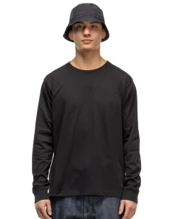 Excel Relaxed Fit T-Shirt L/S-Siro Cotton Jersey Black