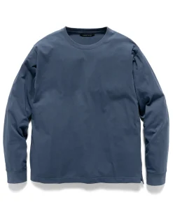 Excel Relaxed Fit T-Shirt L/S-Siro Cotton Jersey Nightshadow