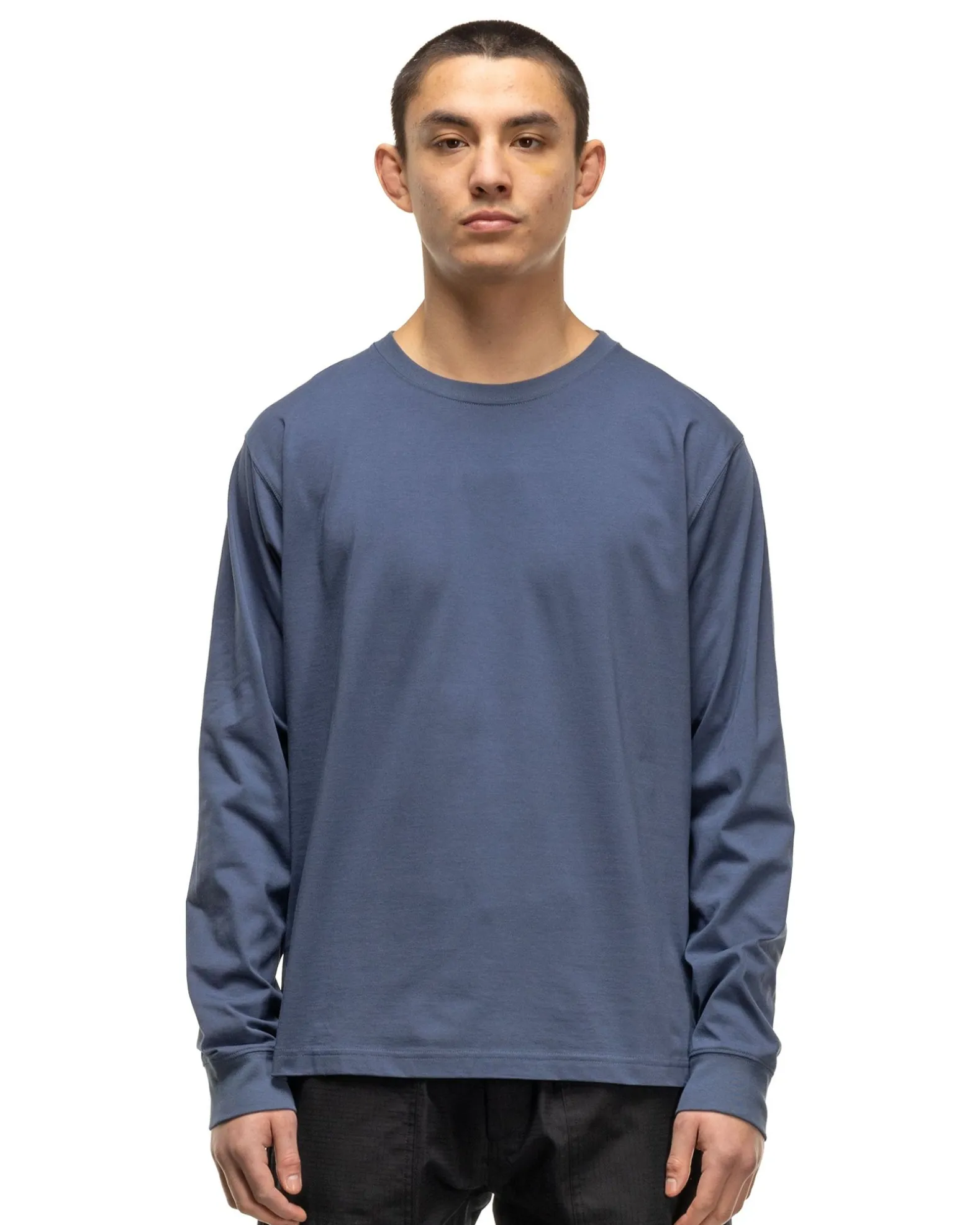 Excel Relaxed Fit T-Shirt L/S-Siro Cotton Jersey Nightshadow