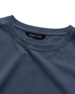 Excel Relaxed Fit T-Shirt L/S-Siro Cotton Jersey Nightshadow