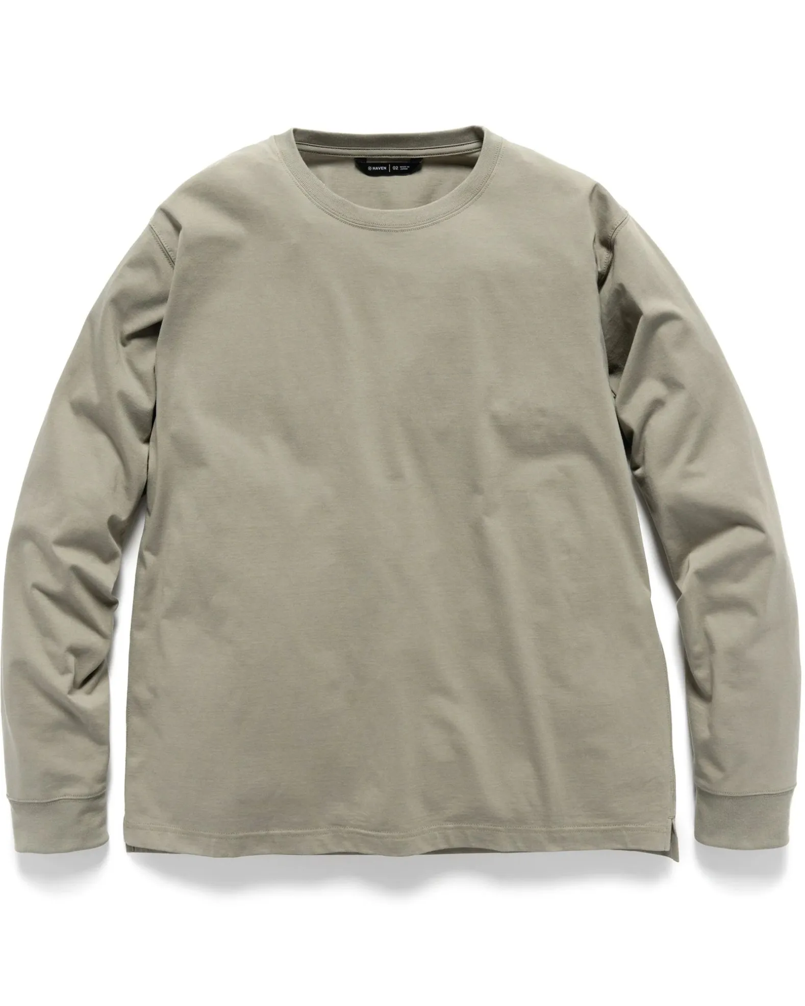 Excel Relaxed Fit T-Shirt L/S-Siro Cotton Jersey Sage