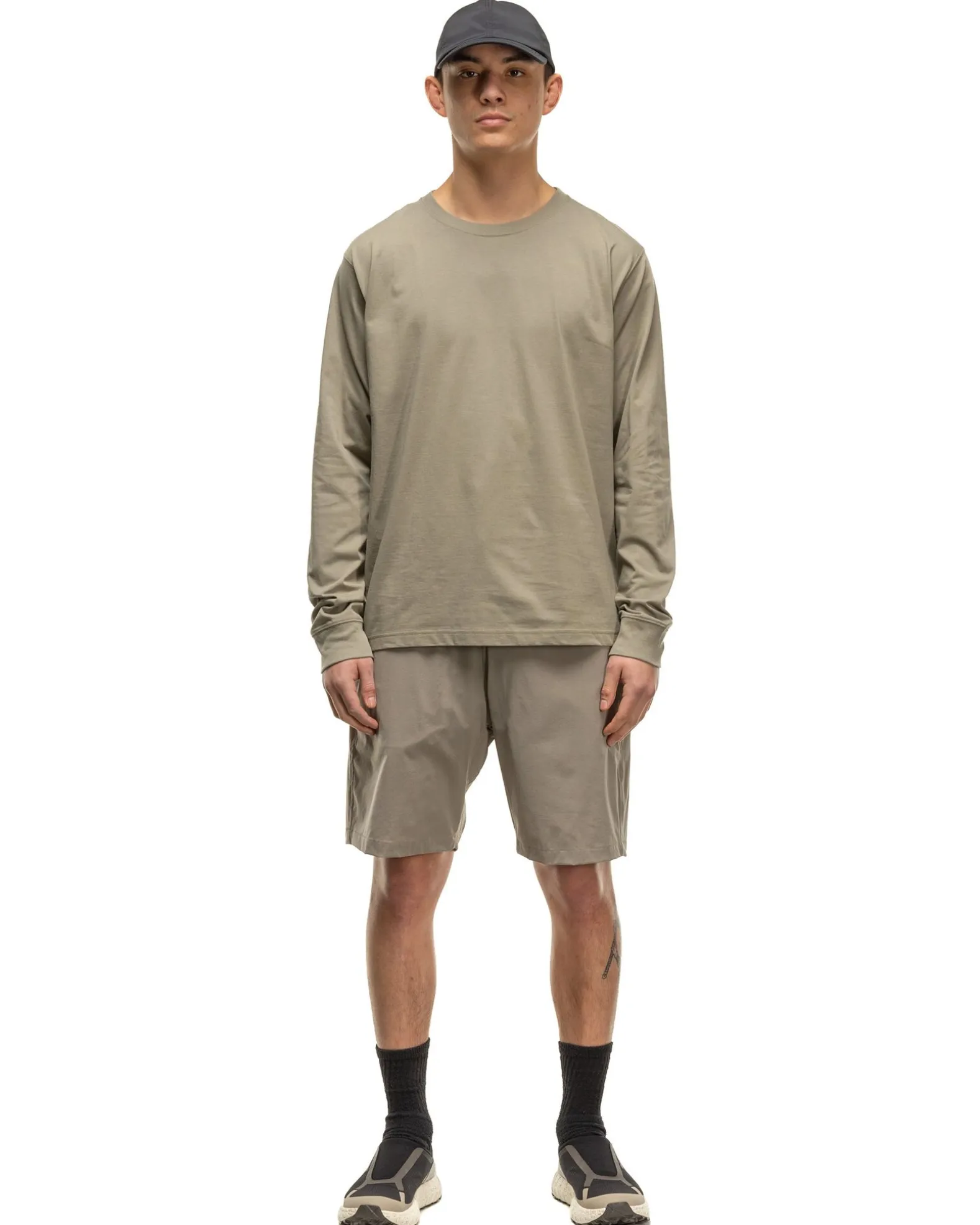 Excel Relaxed Fit T-Shirt L/S-Siro Cotton Jersey Sage