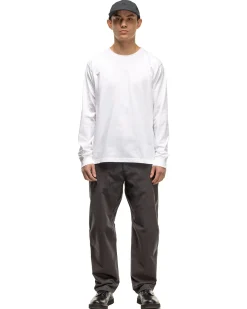 Excel Relaxed Fit T-Shirt L/S-Siro Cotton Jersey White