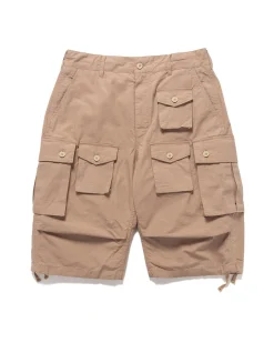 Fa Short Cotton Ripstop Khaki