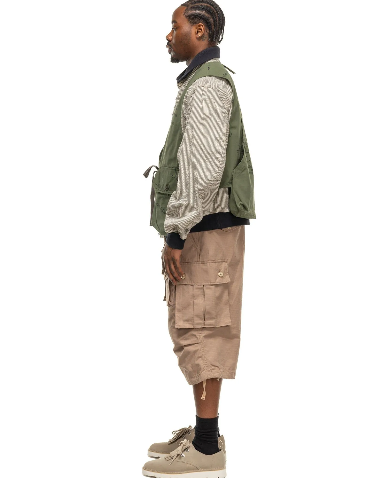 Fa Short Cotton Ripstop Khaki