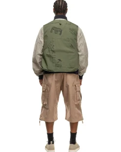 Fa Short Cotton Ripstop Khaki