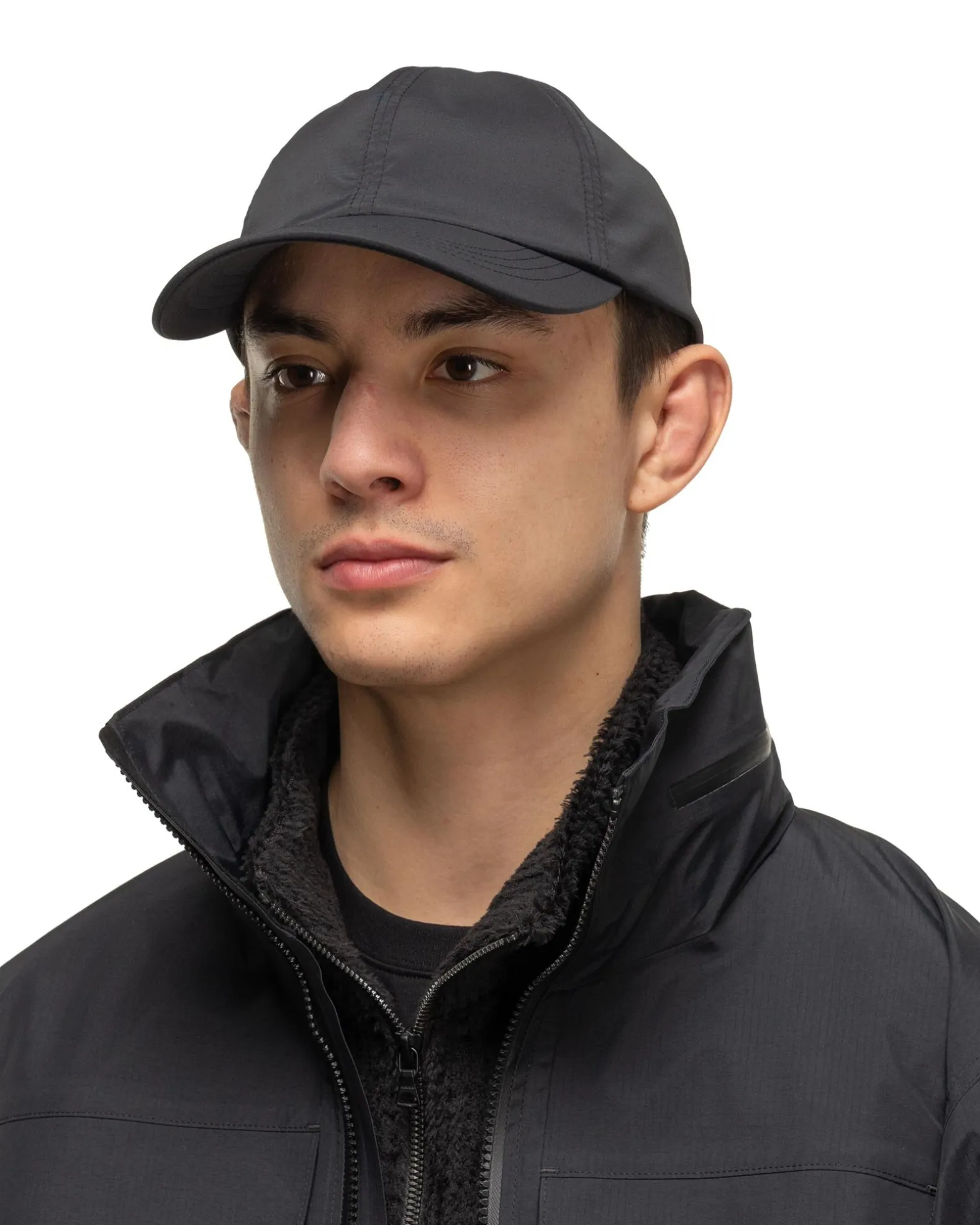 Field Cap-Gore-Tex Windstopper® 3L Nylon Ripstop Black
