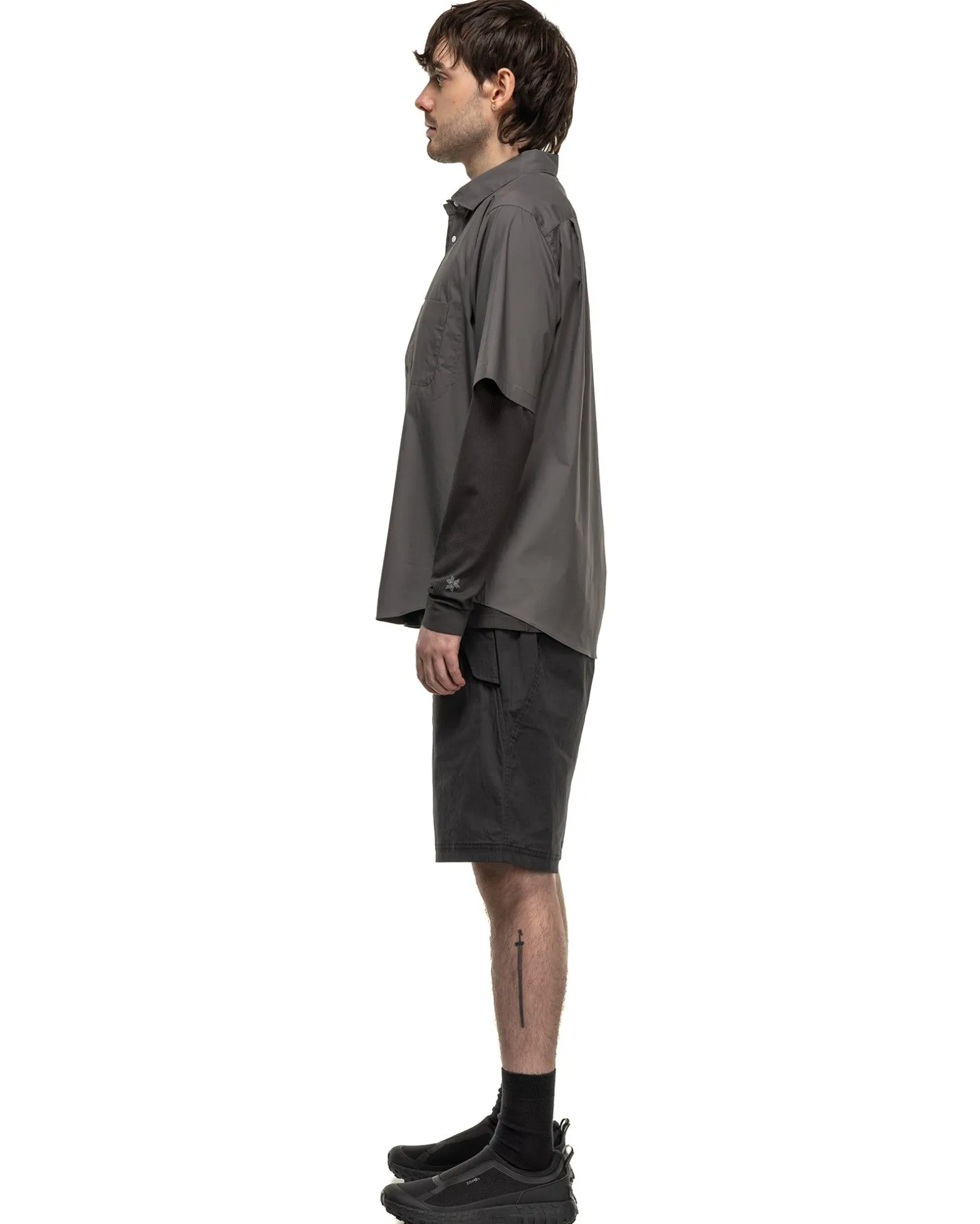 Field Mil Shorts Dark Charcoal