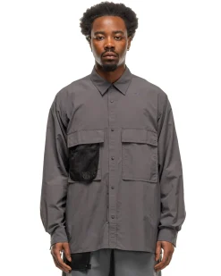 Field Venti Nylon Shirt Deep Charcoal