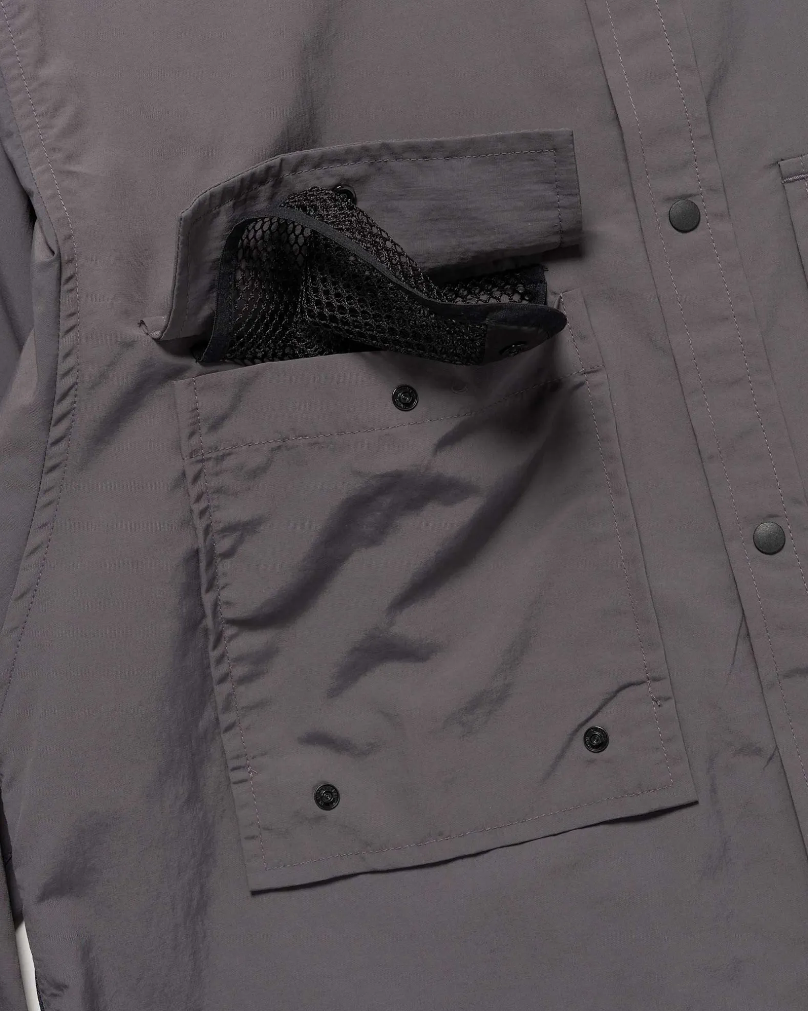 Field Venti Nylon Shirt Deep Charcoal