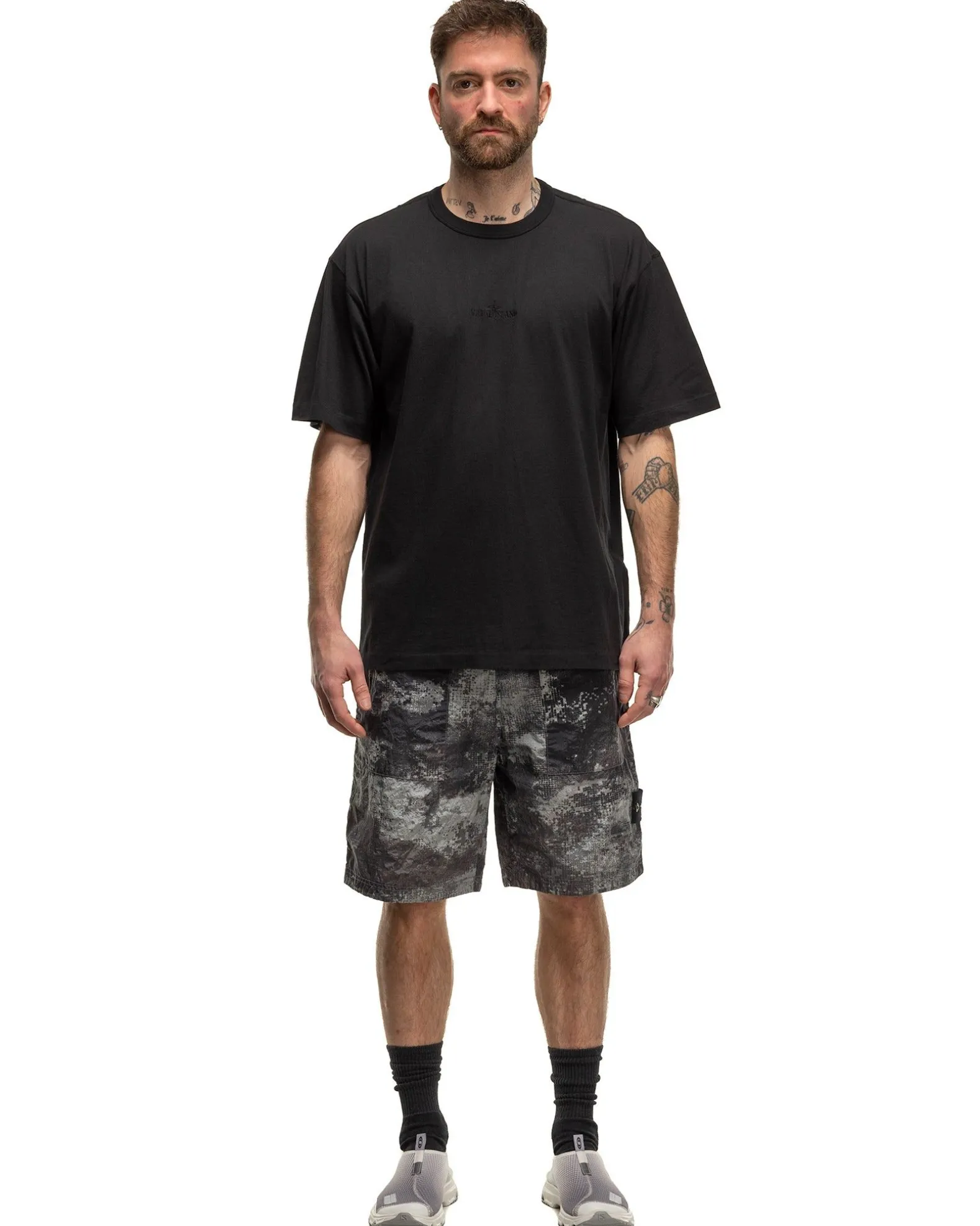 Fissato' Treatment Short Sleeve T-Shirt Black