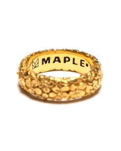 Floral Band 14K Gold Plated