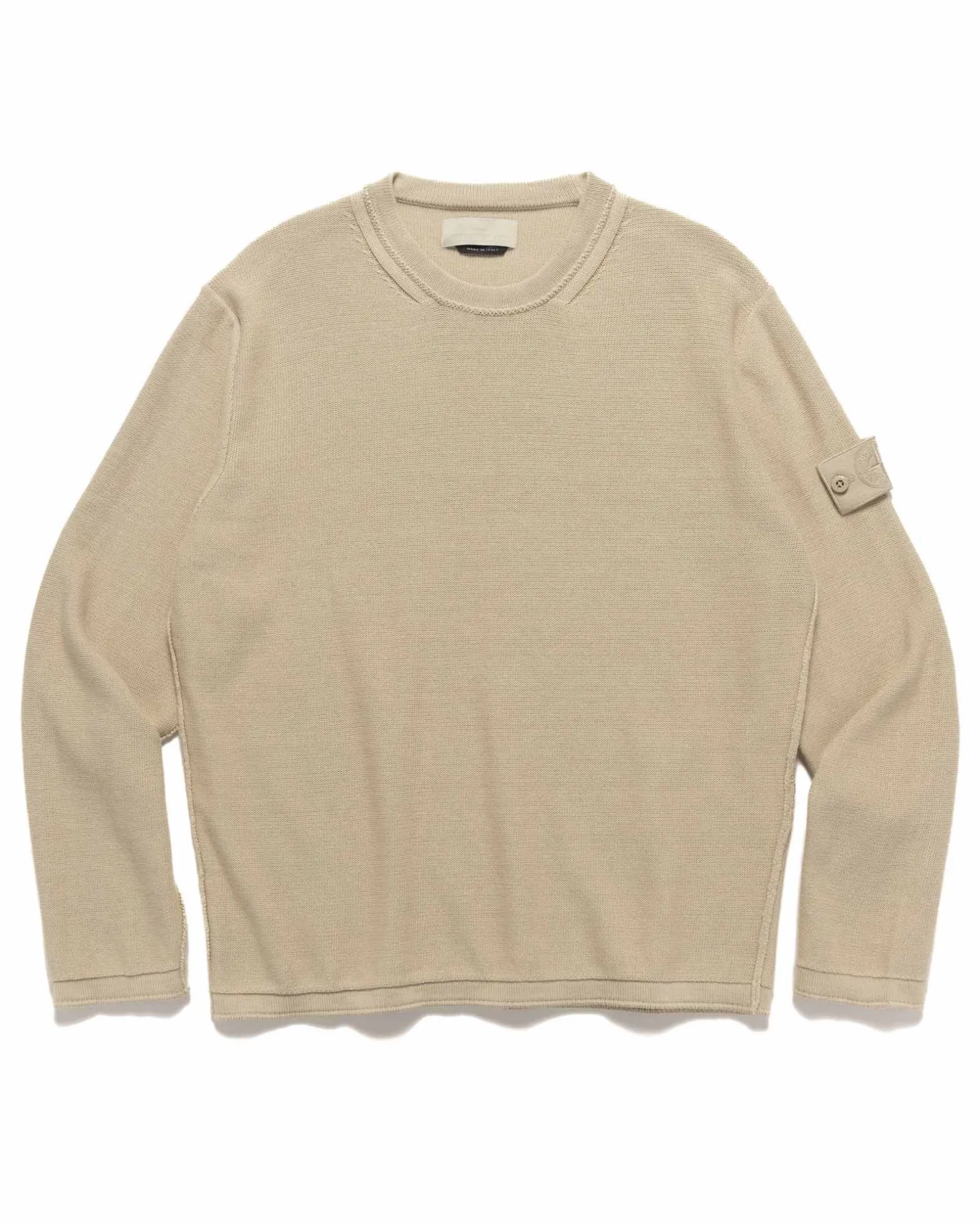 Ghost Piece Crewneck Knit Beige