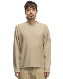 Ghost Piece Crewneck Knit Beige