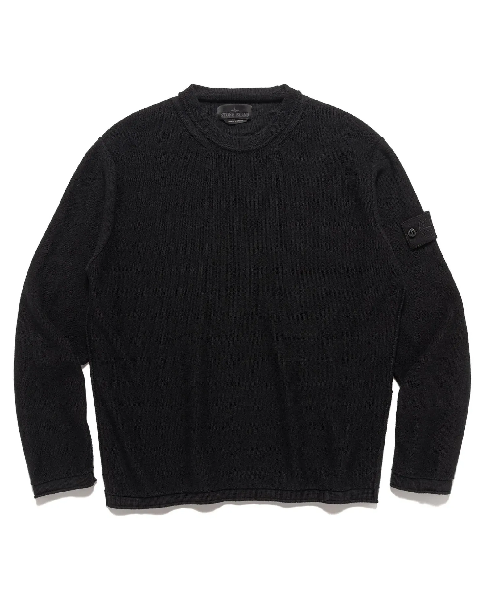 Ghost Piece Crewneck Knit Black