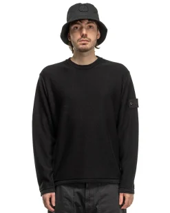 Ghost Piece Crewneck Knit Black