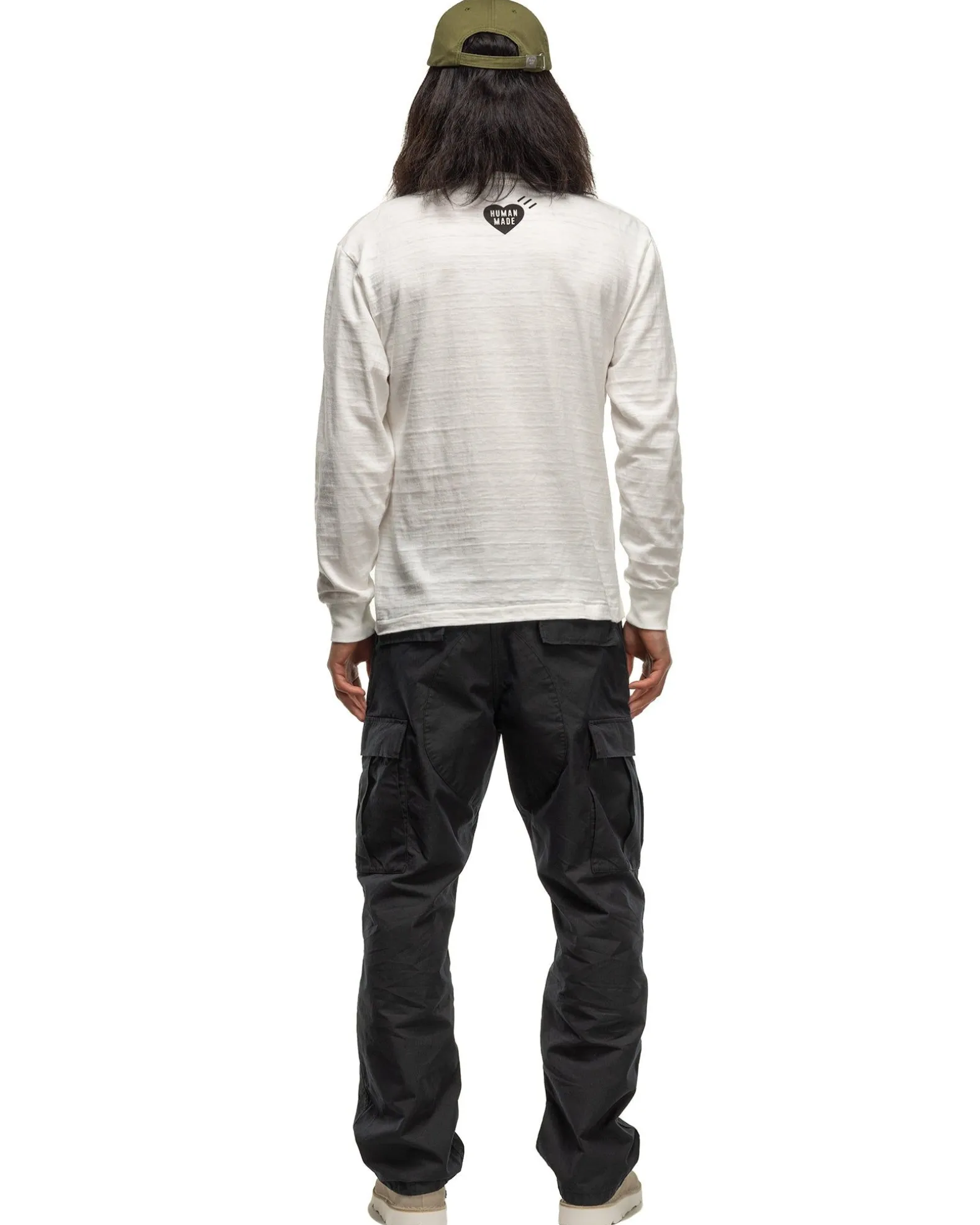 Graphic L/S T-Shirt #03 White