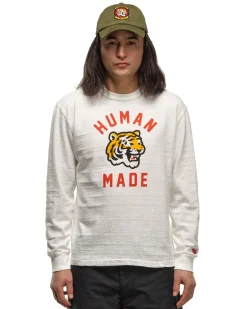 Graphic L/S T-Shirt #03 White