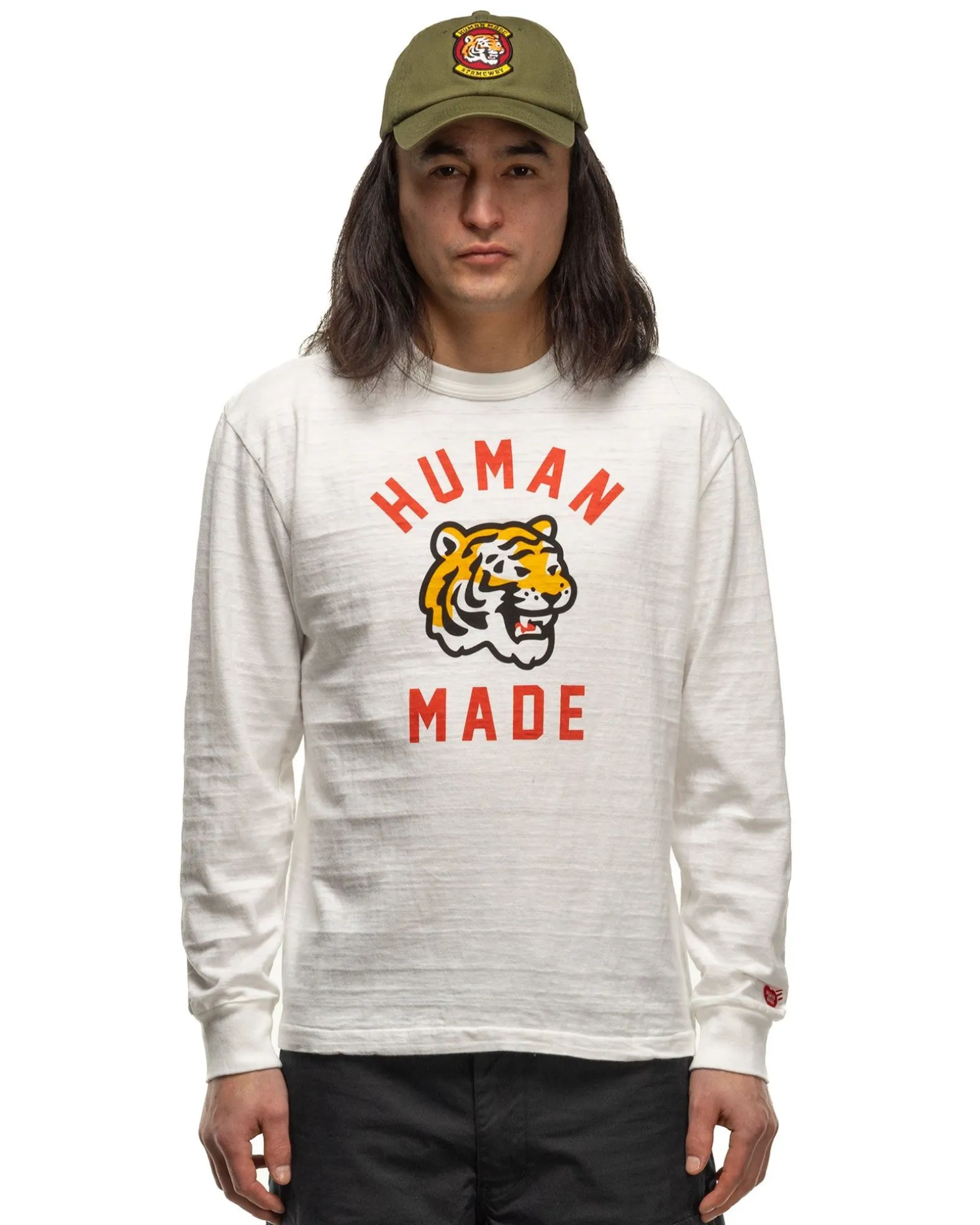 Graphic L/S T-Shirt #03 White