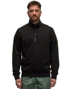 Half-Zipper Sweatshirt Black