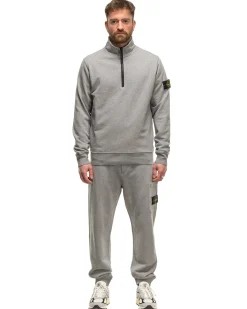 Half-Zipper Sweatshirt Melange Grey