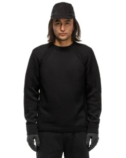 Harbour Sweater-Cotton Cashmere Knit Black