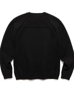 Harbour Sweater-Cotton Cashmere Knit Black