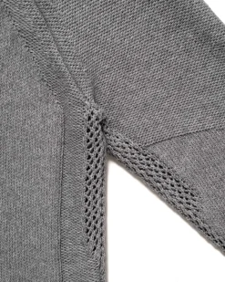 Harbour Sweater-Cotton Cashmere Knit Heather Grey