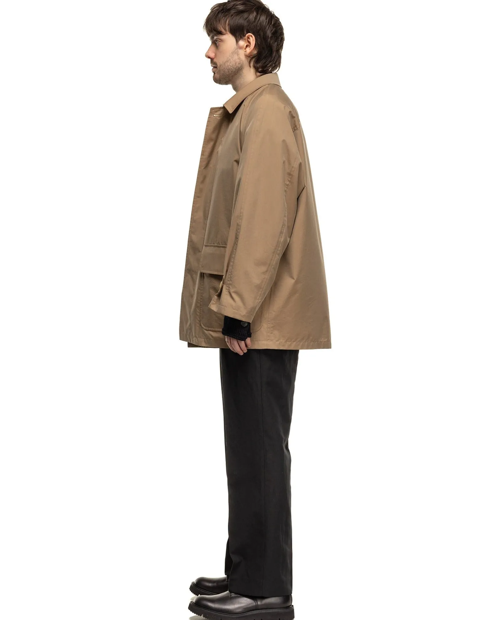 Hard Twist Finx Linen Chino Slacks Black