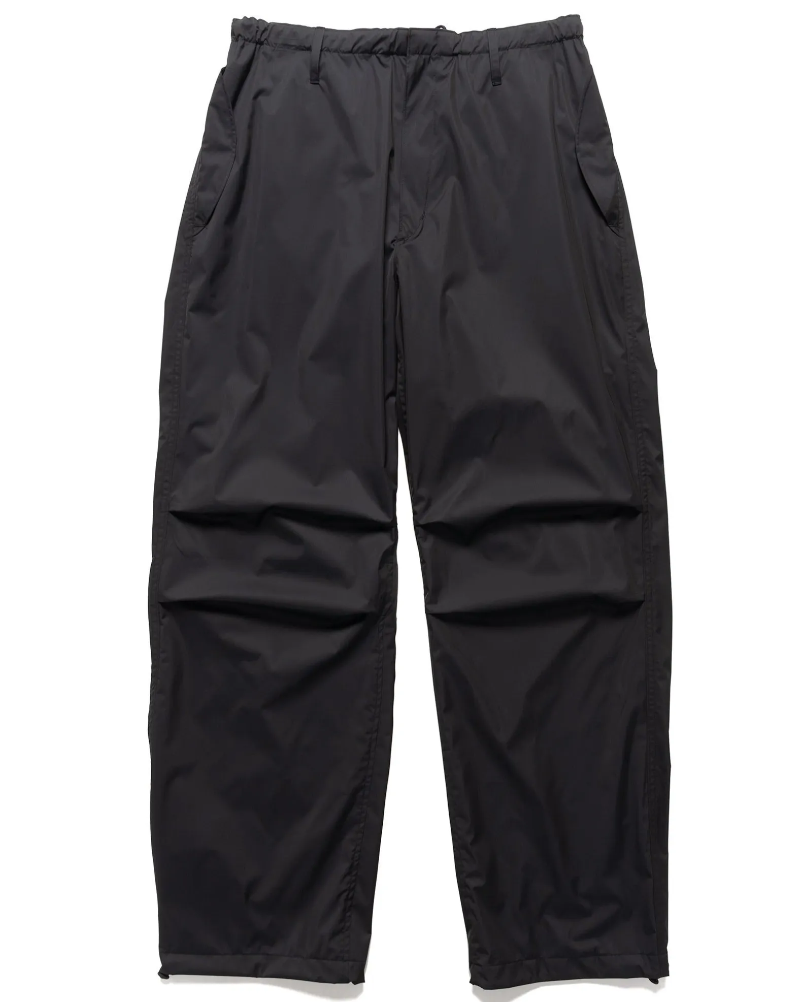Hard Twist Polyester Satin Laminate Field Pants Black