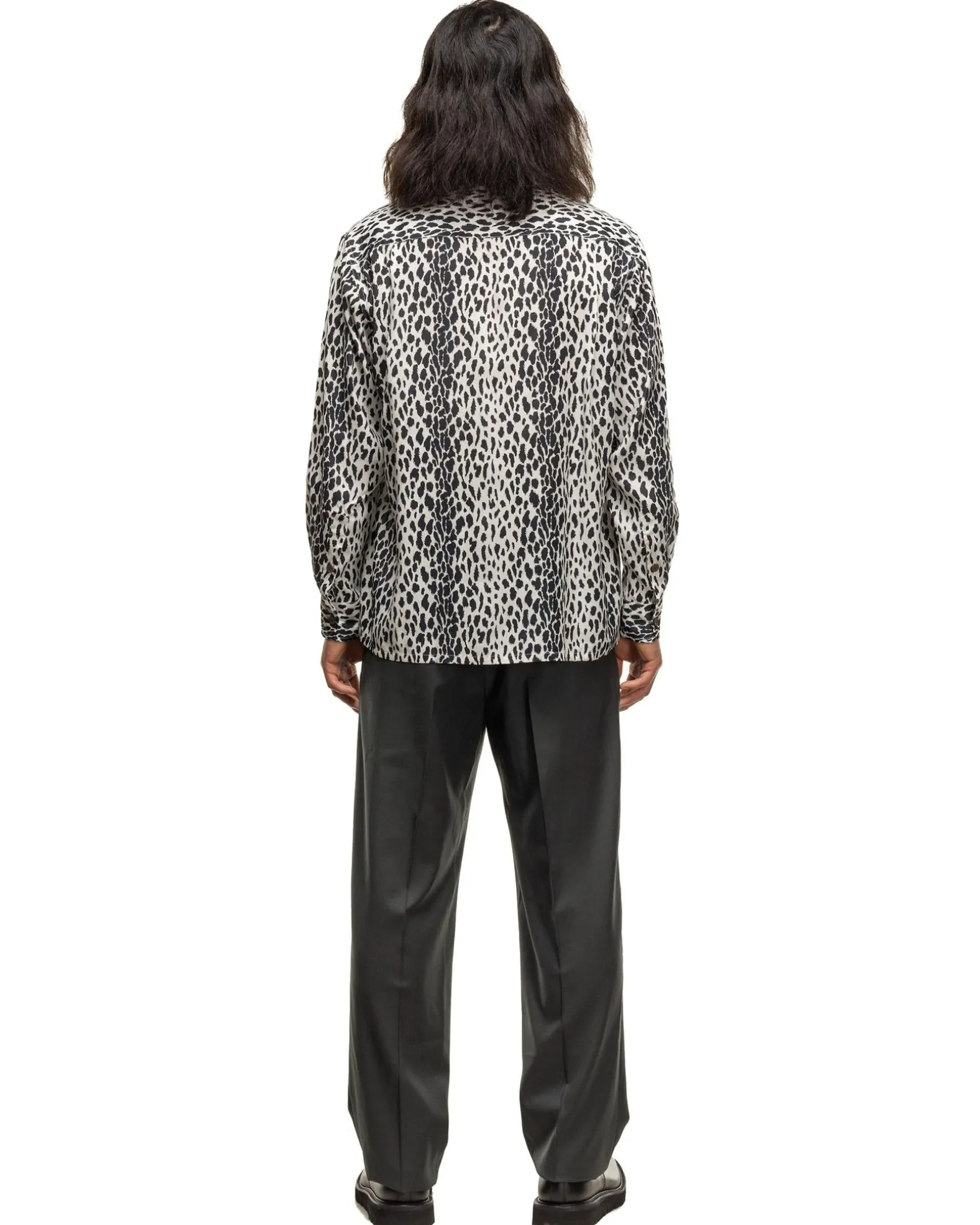 Hawaiian Shirt L/S Black