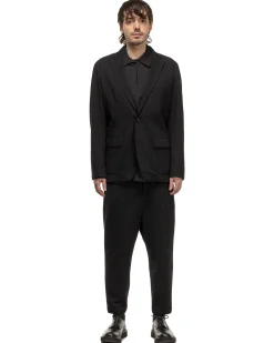 High Gauge Wave Stripe Standard 2Button Jacket Black