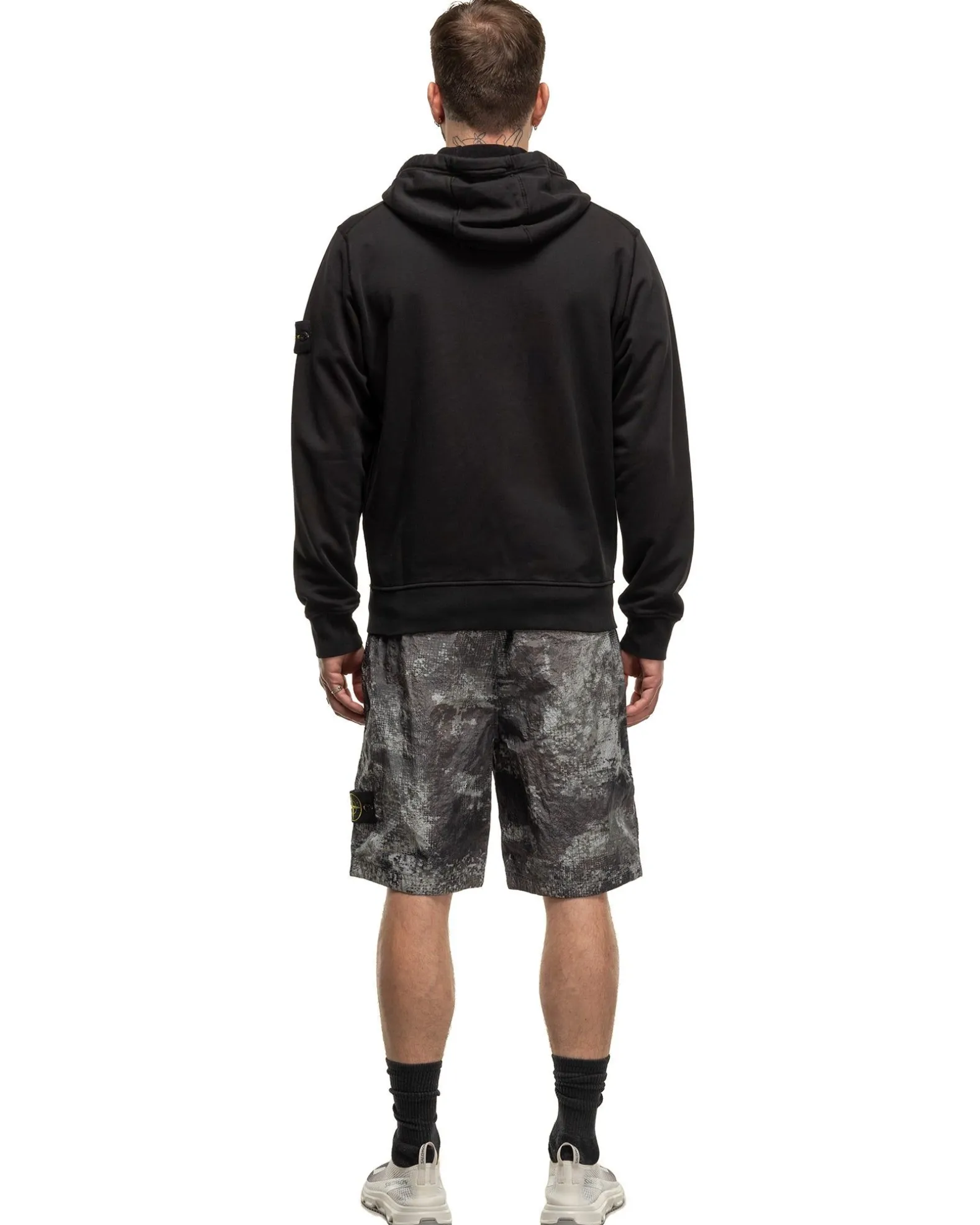 Hooded Track Top Black