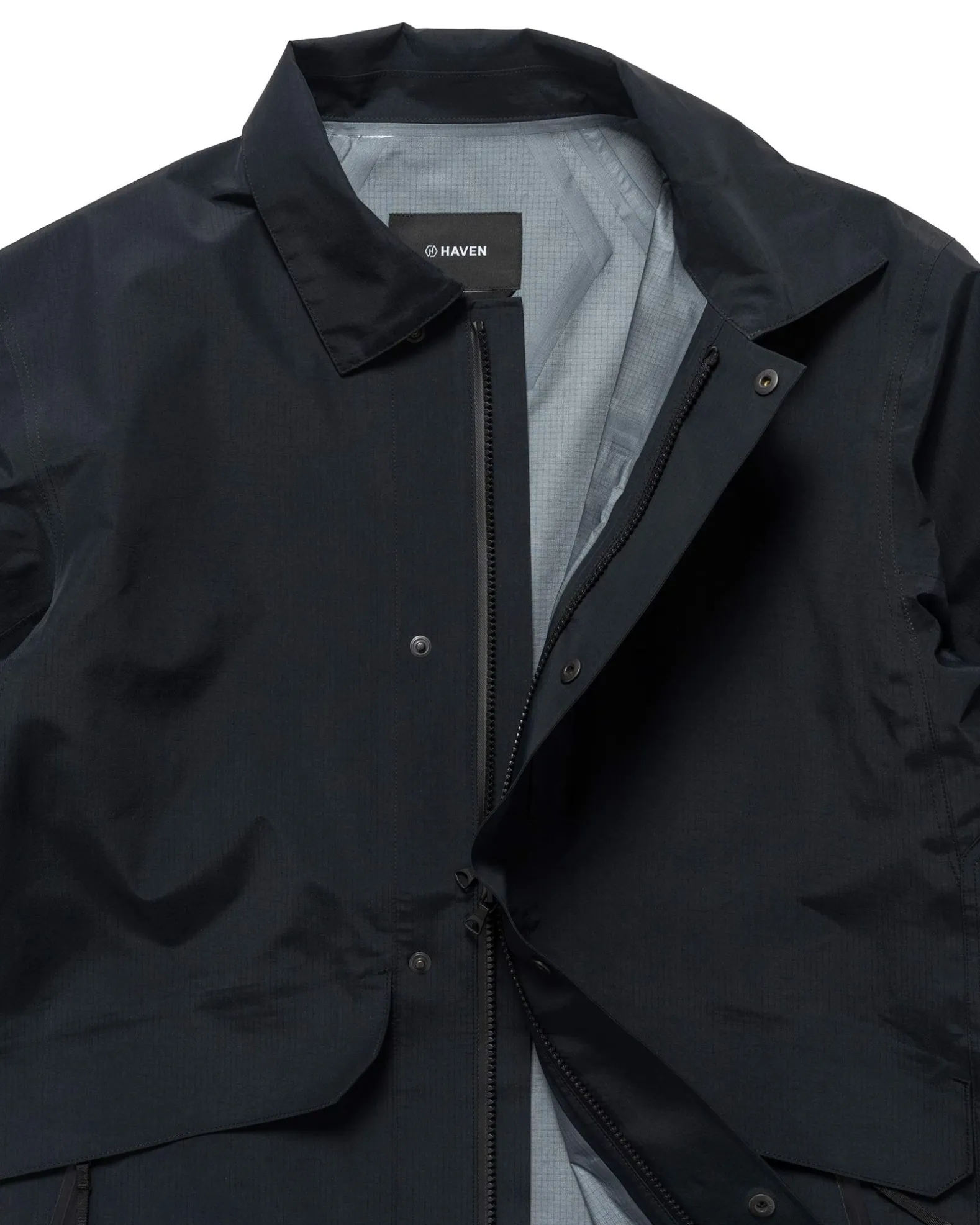 Interval Coat-Gore-Tex 3L Nylon Ripstop Black
