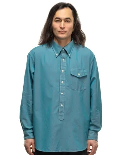 Ivy Bd Shirt Cotton Iridescent Jade